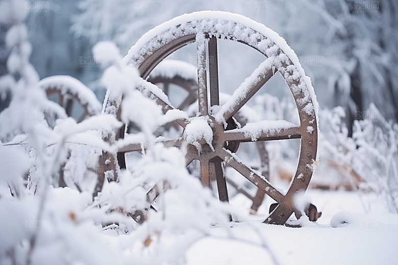 大雪风光唯美高清摄影图