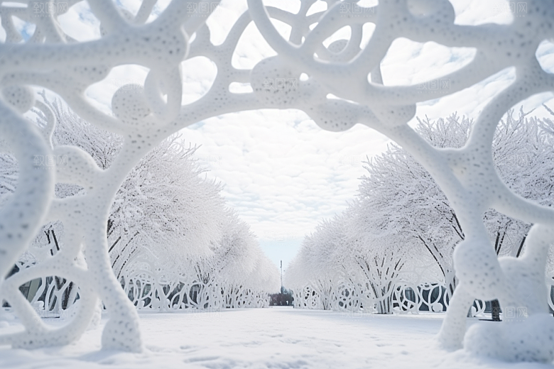 大雪风光户外高清摄影图