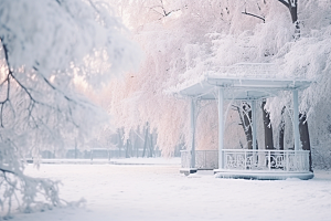 大雪风光唯美高清摄影图