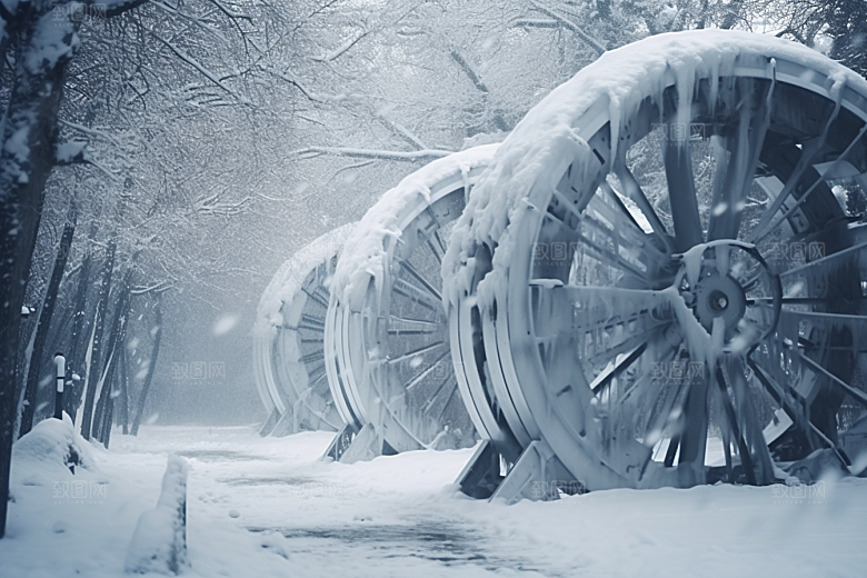大雪风光高清唯美摄影图