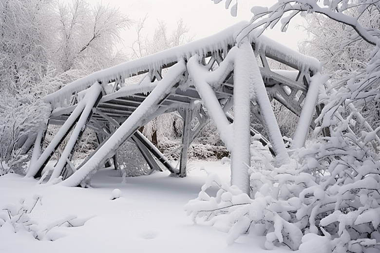 大雪风光户外高清摄影图