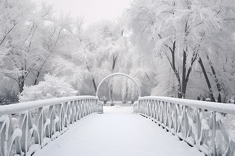 大雪风光环境冬季摄影图