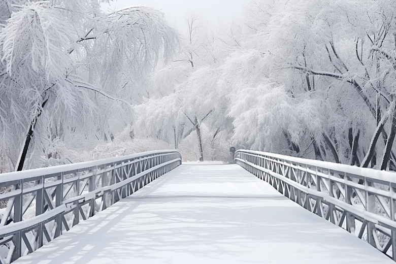 大雪风光环境景色摄影图