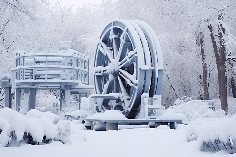 大雪风光高清唯美摄影图