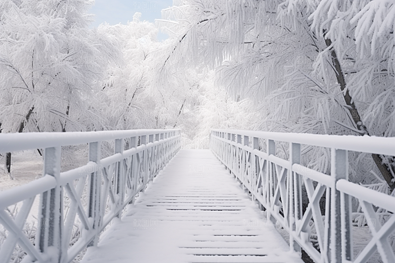 大雪风光高清自然摄影图