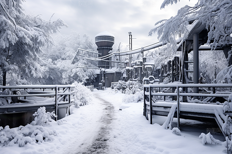 大雪风光环境景色摄影图