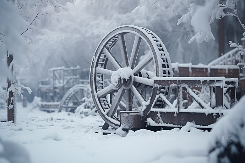 大雪风光环境景色摄影图