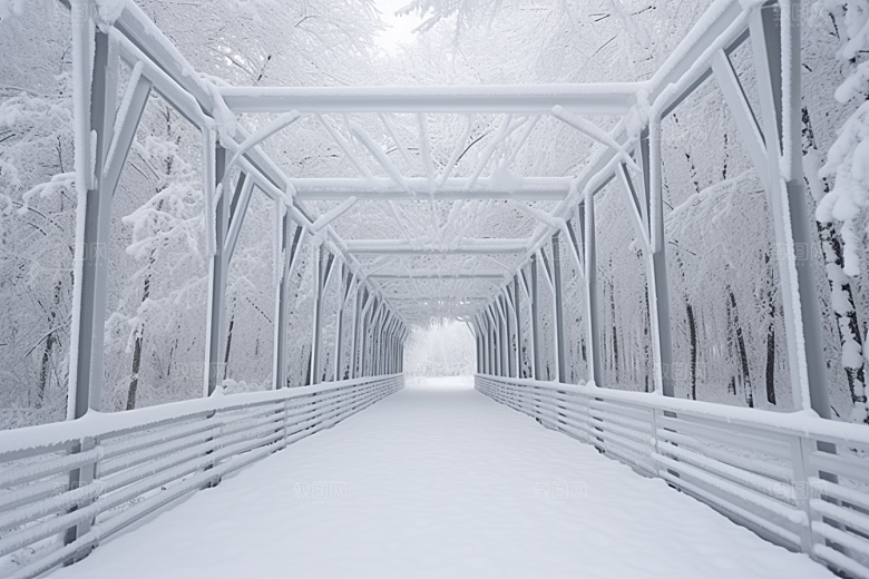 大雪风光自然高清摄影图