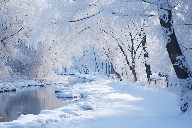 大雪风光高清自然摄影图