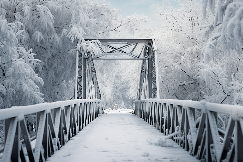 大雪风光环境景色摄影图