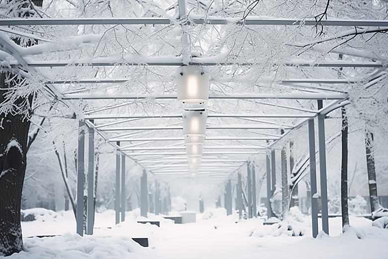 大雪风光户外高清摄影图