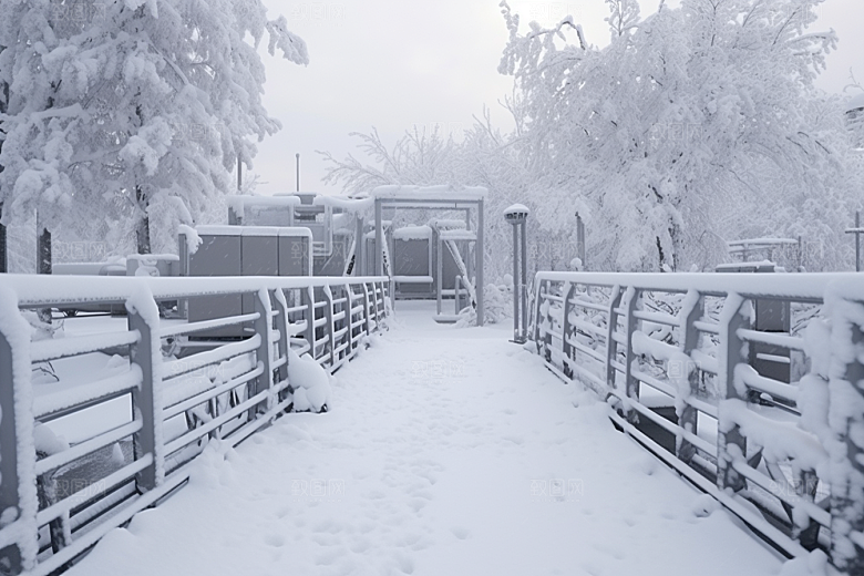 大雪风光高清唯美摄影图