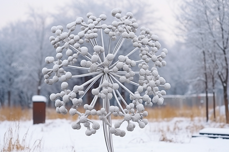 大雪风光自然室外摄影图