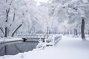 大雪风光自然高清摄影图