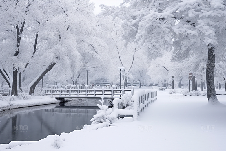 大雪风光自然高清摄影图