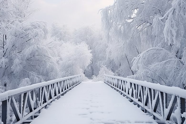 大雪风光冬天冬季摄影图