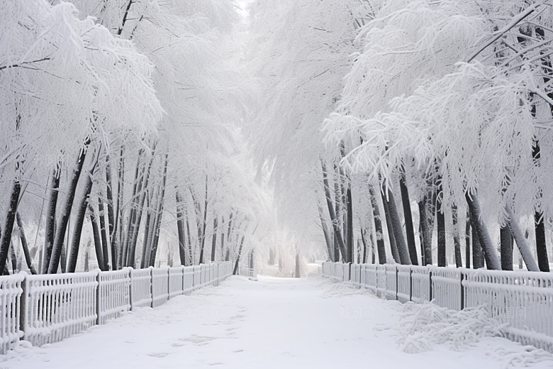 大雪风光环境冬天摄影图