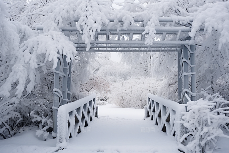 大雪风光唯美高清摄影图