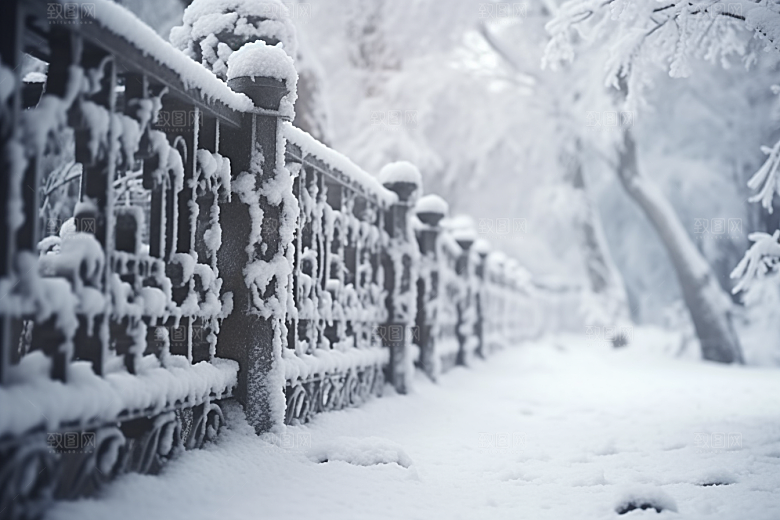 大雪风光冬季高清摄影图