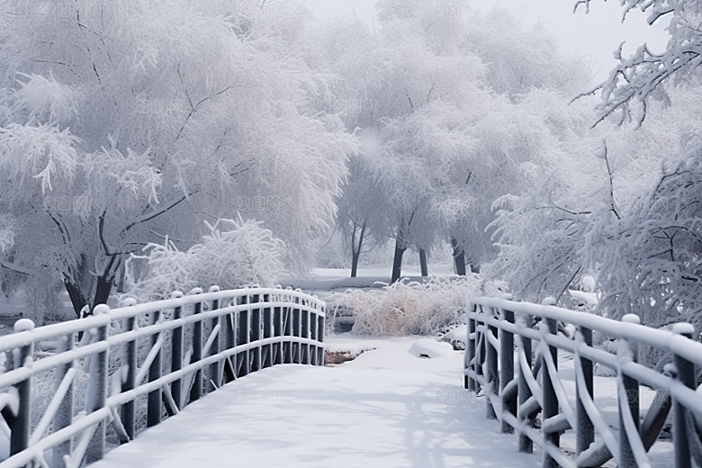 大雪风光高清唯美摄影图