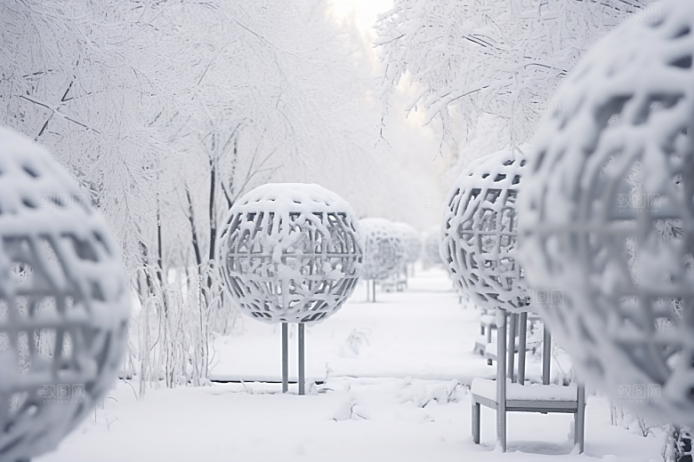 大雪风光自然高清摄影图