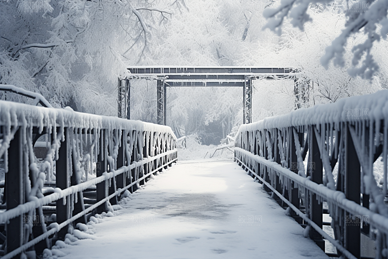 大雪风光环境高清摄影图