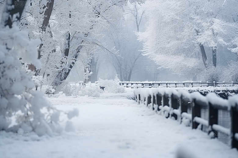 大雪风光自然高清摄影图