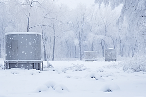 大雪风光高清景色摄影图