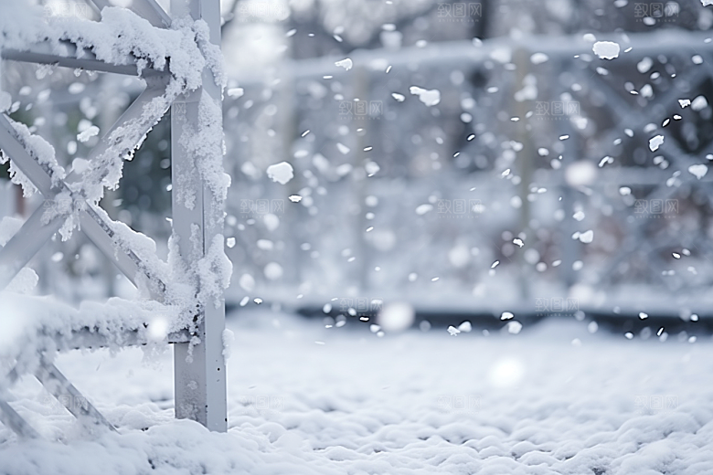 大雪风光户外唯美摄影图