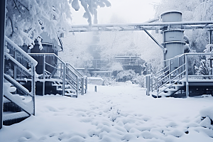 大雪风光高清景色摄影图