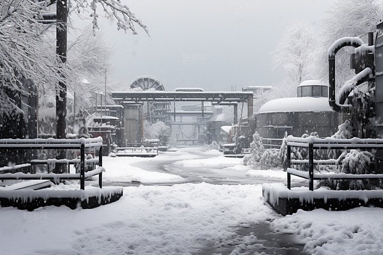 大雪风光景色冬季摄影图