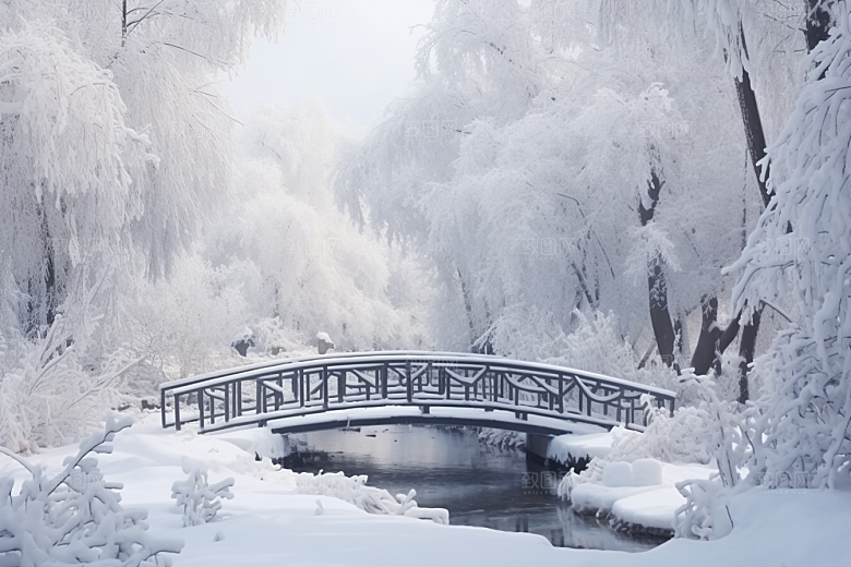 大雪风光环境冬季摄影图