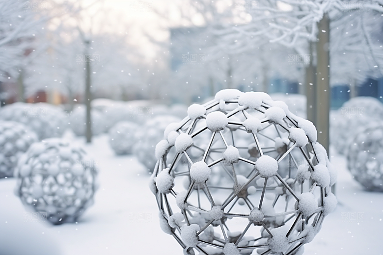 大雪风光户外室外摄影图
