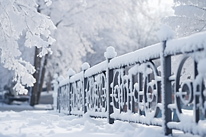 大雪风光唯美高清摄影图