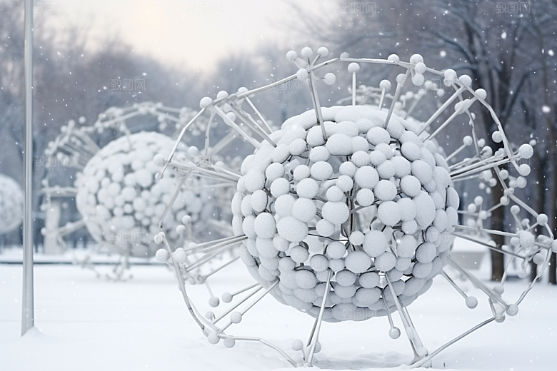 大雪风光高清景色摄影图