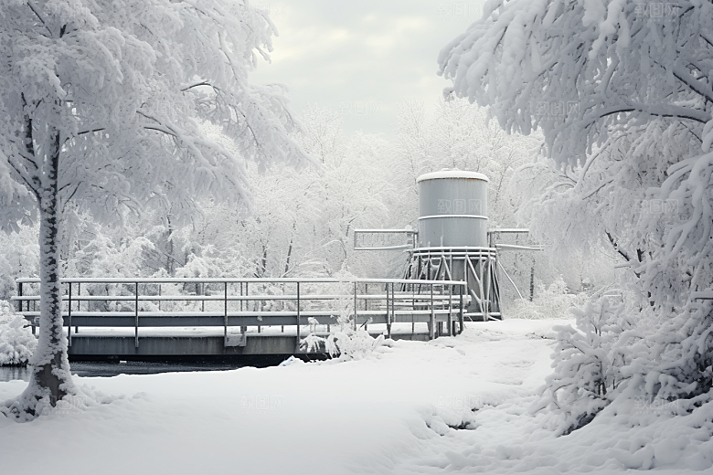 大雪风光室外自然摄影图