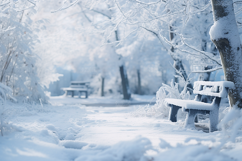 大雪风光室外户外摄影图