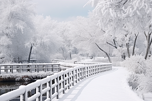 大雪风光户外高清摄影图