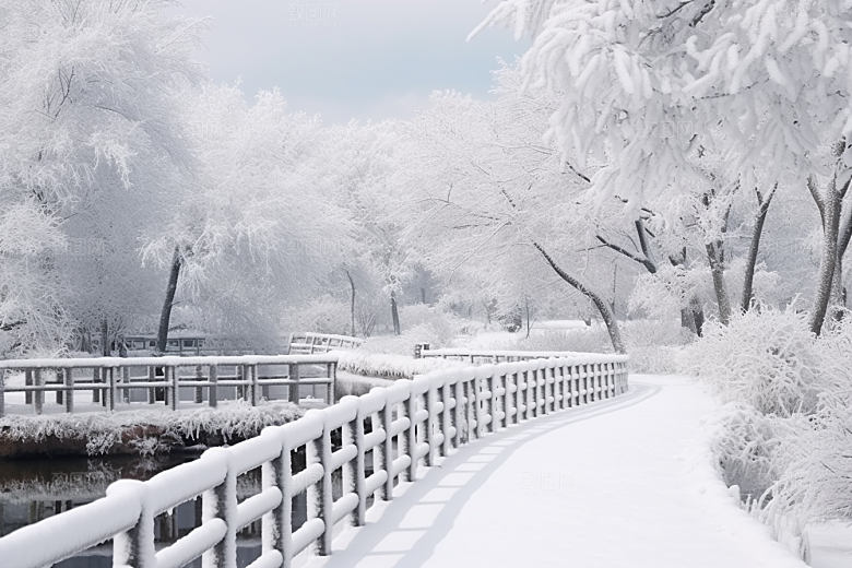 大雪风光户外高清摄影图
