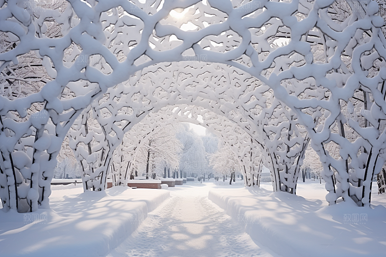大雪风光户外高清摄影图