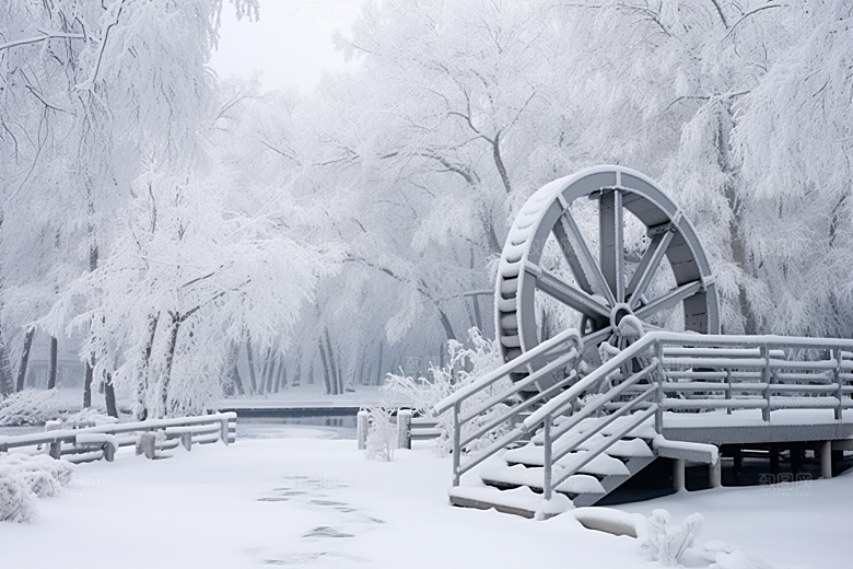 大雪风光环境高清摄影图