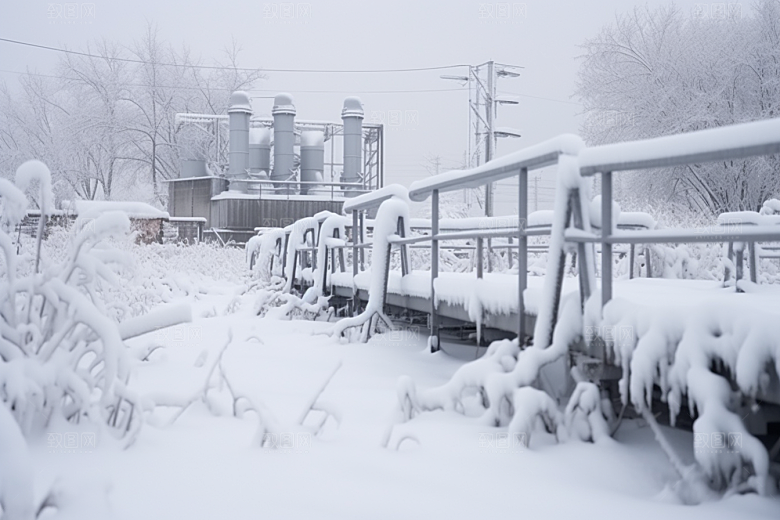 大雪风光冬天自然摄影图