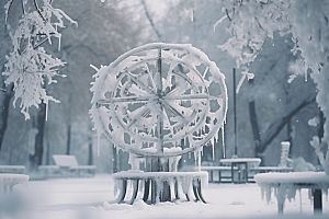 大雪风光室外高清摄影图