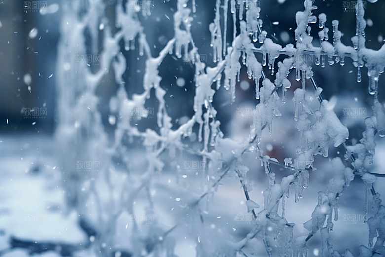 大雪风光自然唯美摄影图
