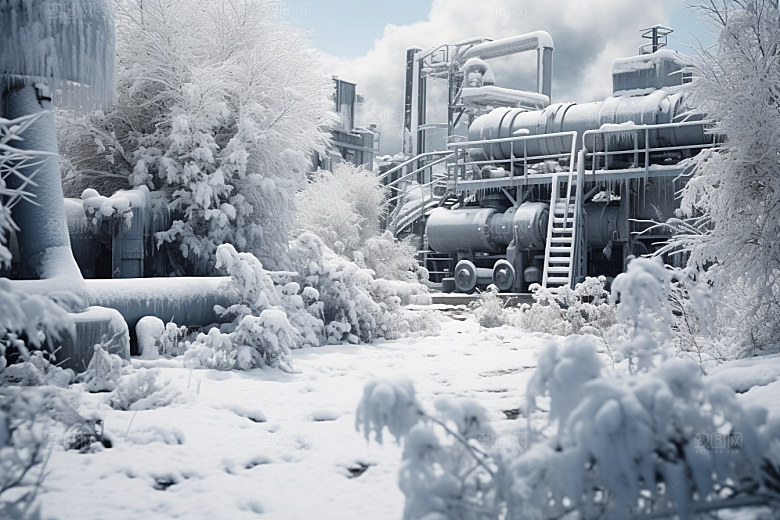 大雪风光景色冬季摄影图