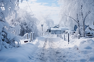 大雪风光自然高清摄影图