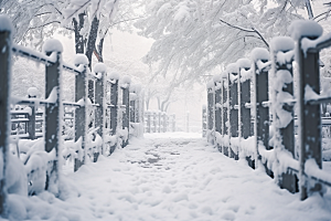 大雪风光高清自然摄影图