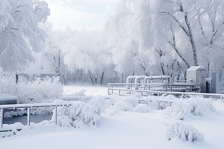 大雪风光室外高清摄影图