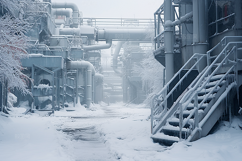 大雪风光室外景色摄影图