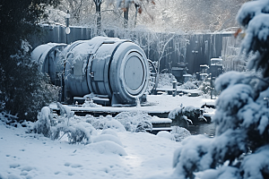 大雪风光室外唯美摄影图